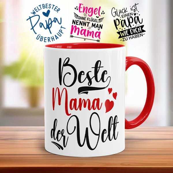 Tassen mit Spruch personalisieren – <! >