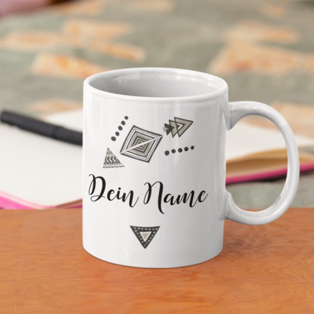 Modern Art Namestasse Arrow Design - Fototassen.de