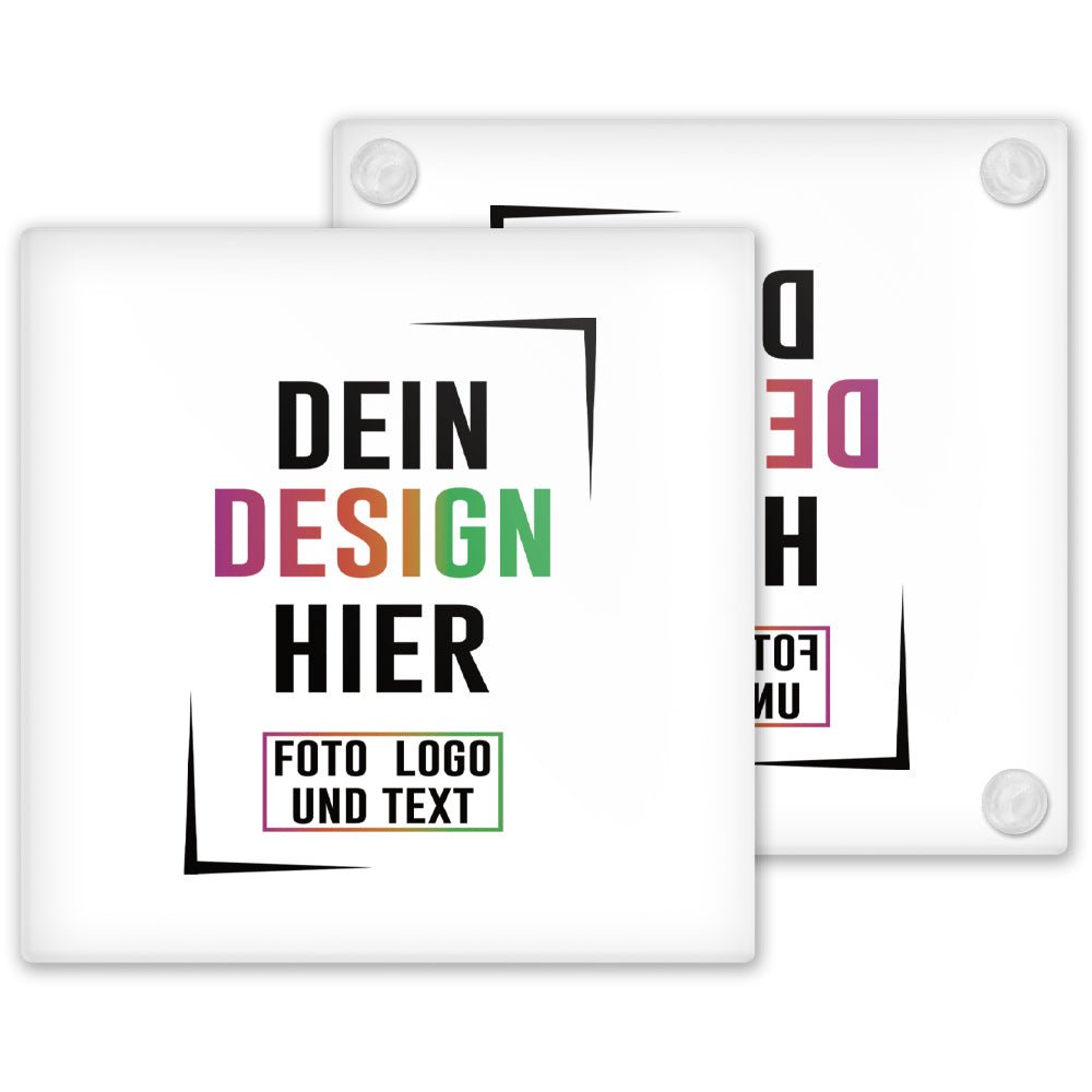 Glas - Untersetzer 10 x 10 cm - Fototassen.de
