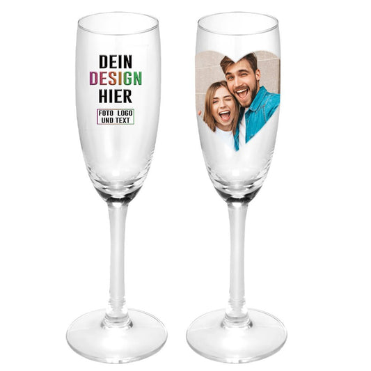 Glas bedrucken und mit Foto gestalten – <! >