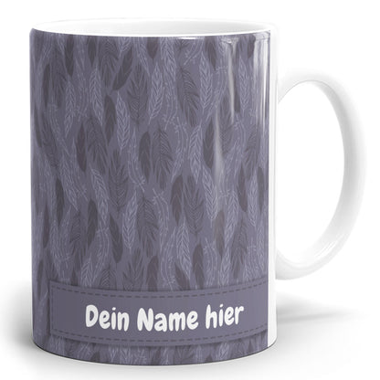 Panoramatasse "Dämmerung" mit eigenen Namen beschriften