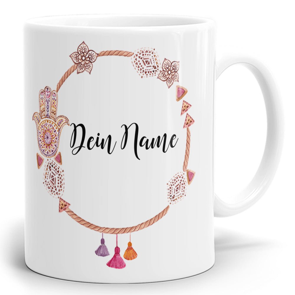 Wasserfarben Spiritueller Namenskranz - Fototassen.de