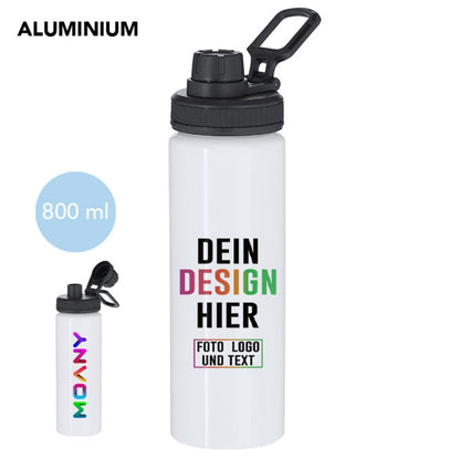 Aluminium Trinkflasche Solero 800 ml