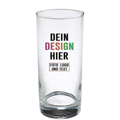 Trinkglas 0,4 ltr für Fotos und Logos - Fototassen.de