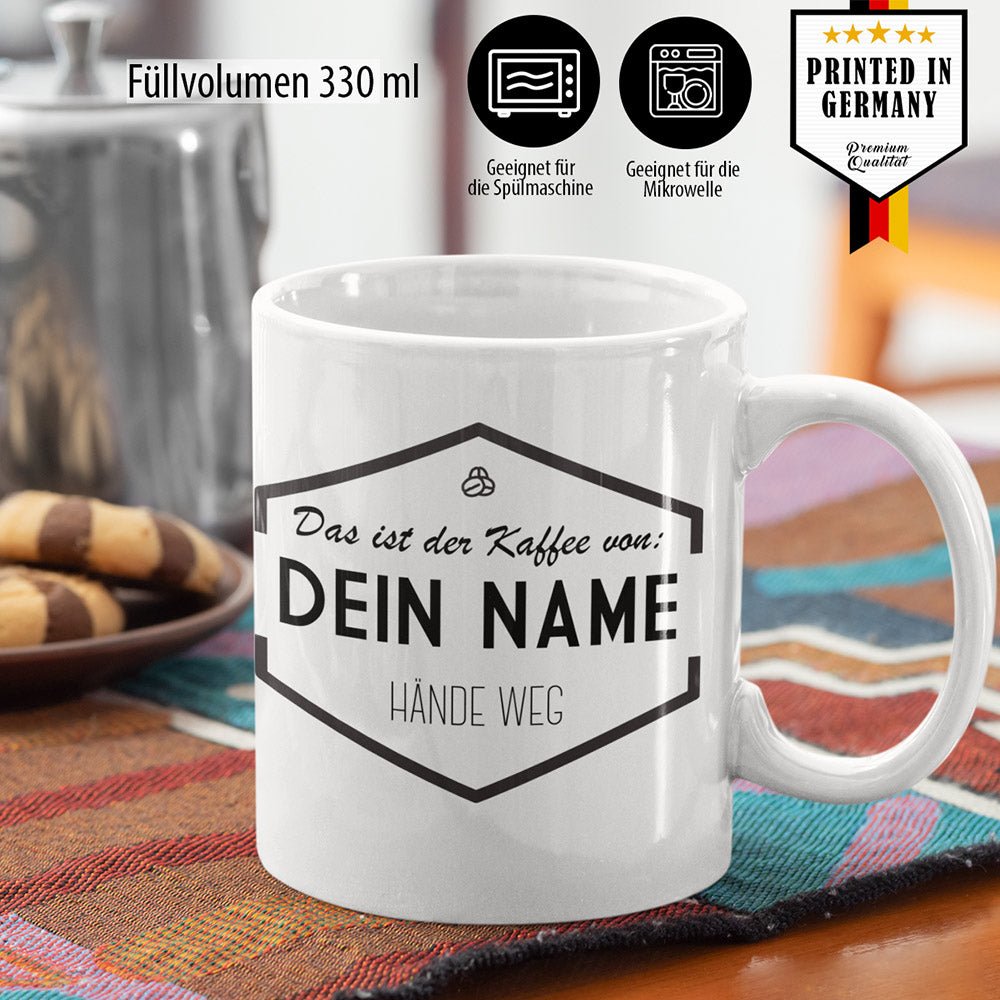 Namenstasse Vintage Design Simple - Fototassen.de