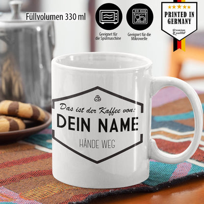 Namenstasse Vintage Design Simple - Fototassen.de