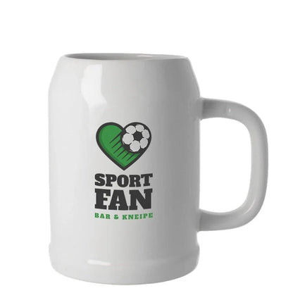 Krug "Andechs" 0,5ltr in weiß - Fototassen.de