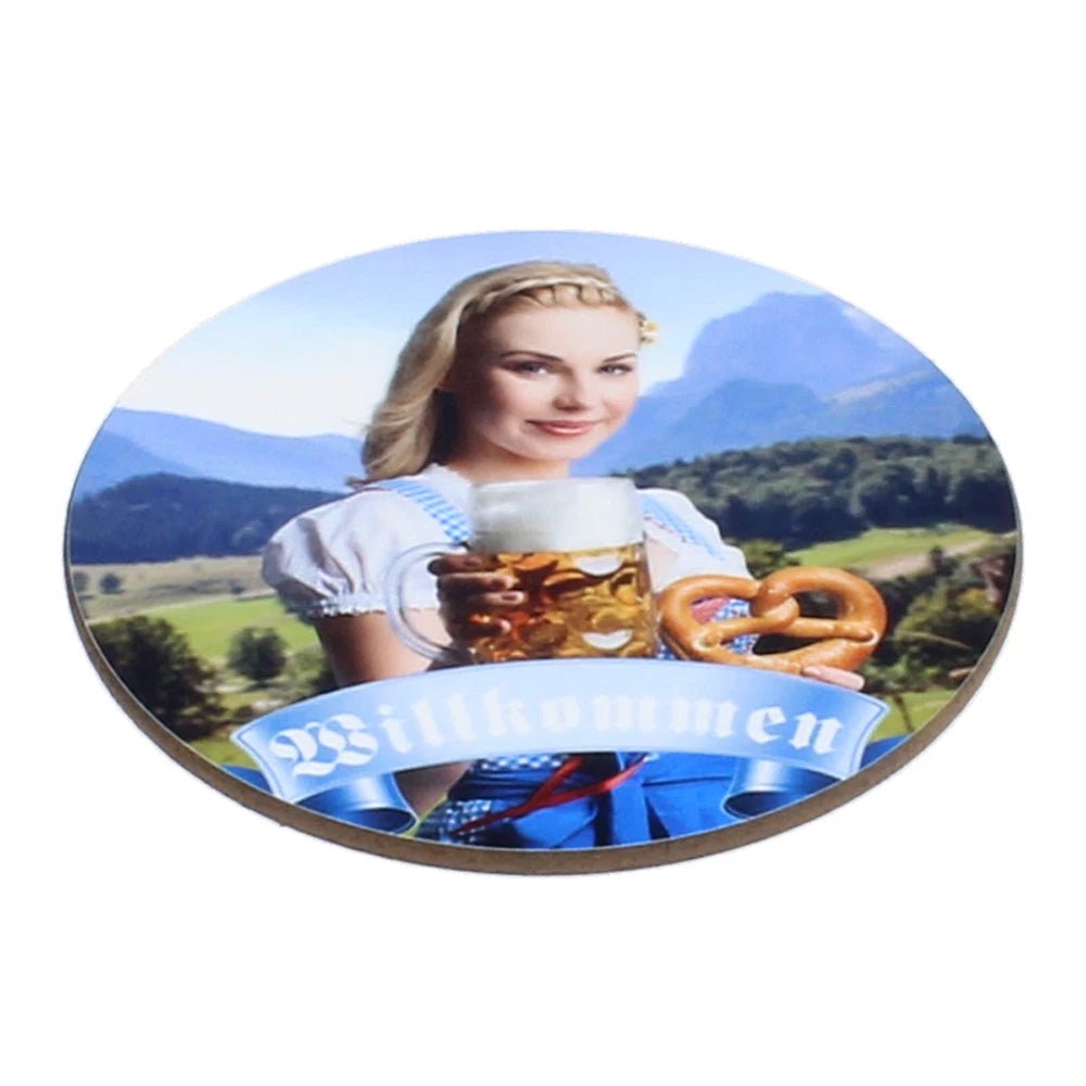 Hartfaser - Untersetzer Ø 9 cm - Fototassen.de