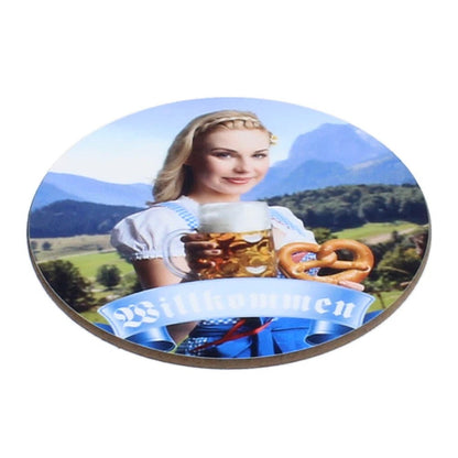 Hartfaser - Untersetzer Ø 9 cm - Fototassen.de