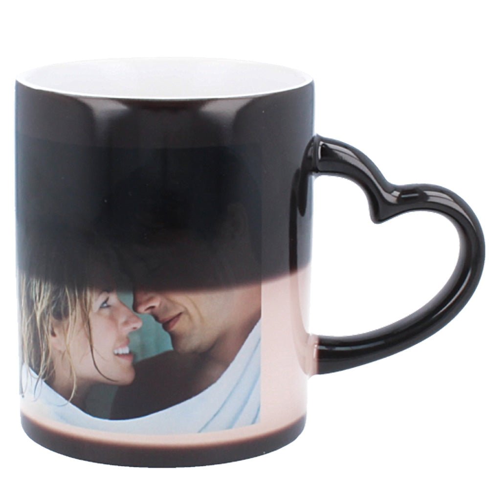 Zaubertasse mit Herzhenkel - Fototassen.de