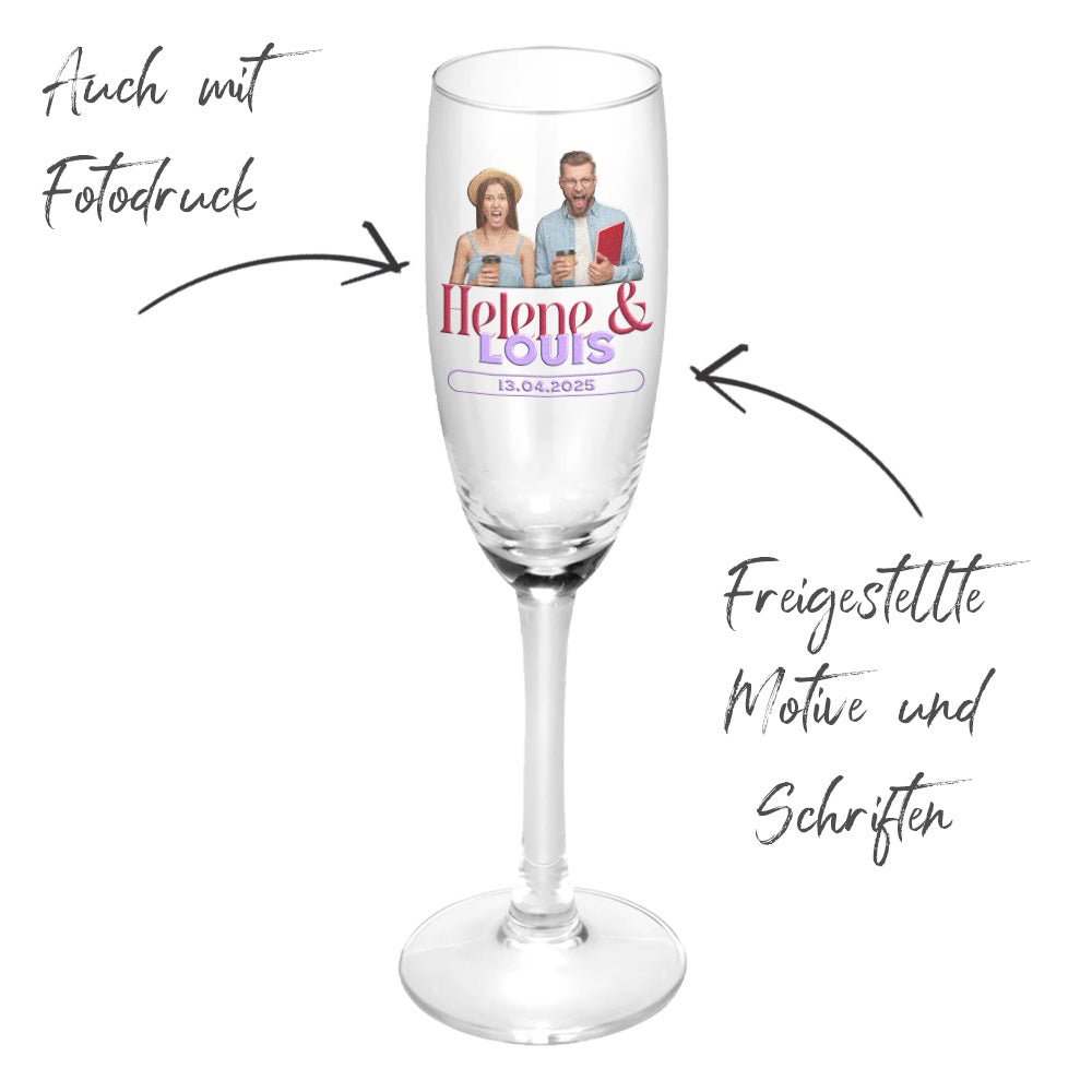 Sektglas Royal zum personalisieren - Fototassen.de