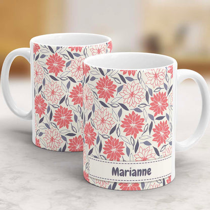 Blumenstreuer Panoramatasse Ansicht von beiden Seiten