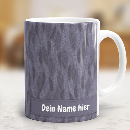 Keramiktasse Panoramadruck Dämmerung Beispiel Produktbild mit Druck