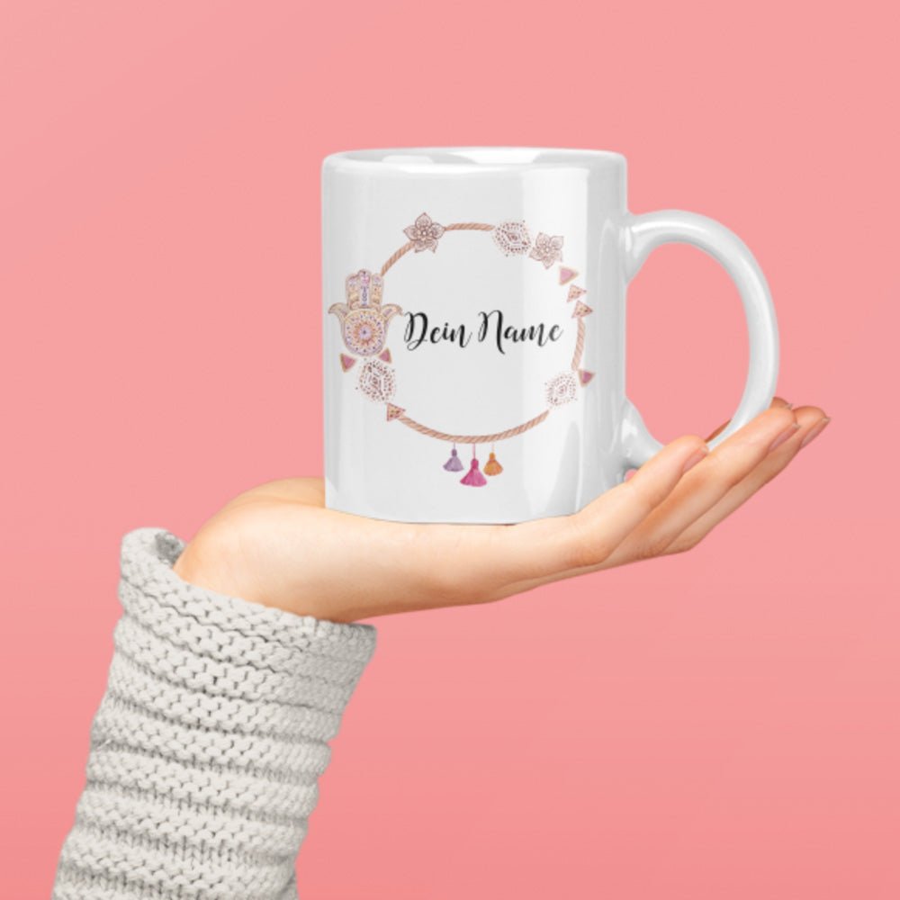 Wasserfarben Spiritueller Namenskranz - Fototassen.de