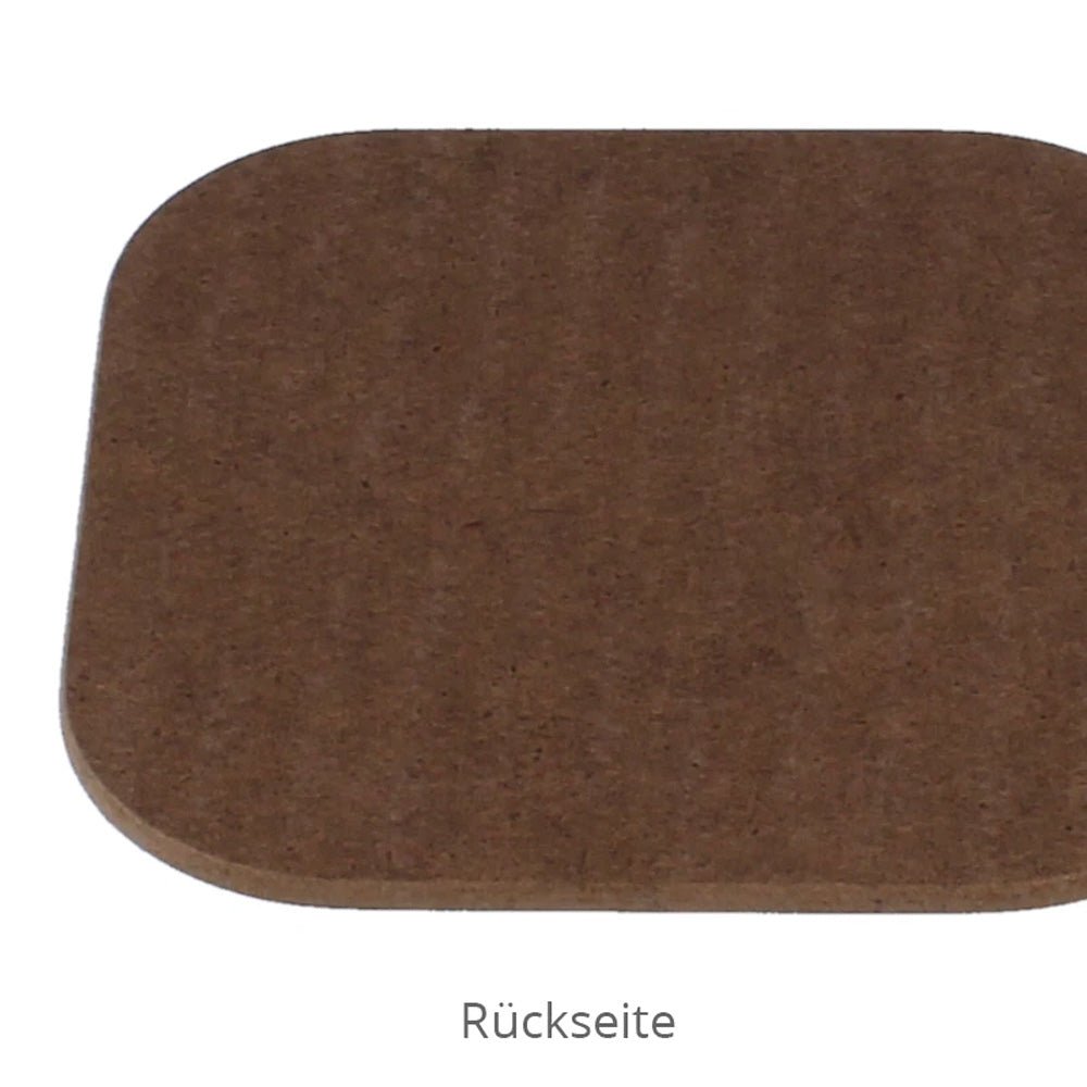 Hartfaser - Untersetzer 10 x 10 cm - Fototassen.de