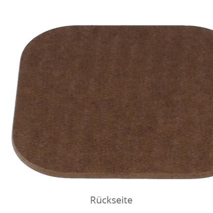 Hartfaser - Untersetzer 10 x 10 cm - Fototassen.de