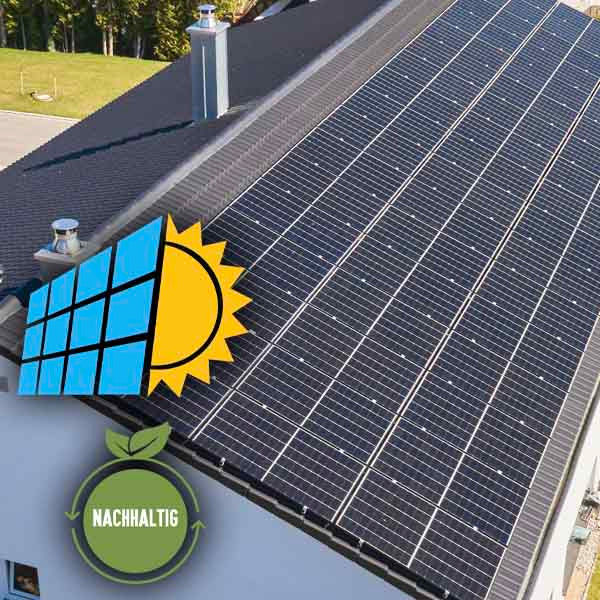 Foto von PV Anlage bei Fototassen.de - Nachhaltig Strom produzieren